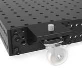 2 - 280867: Fastening Plate with Caster for the System 28 & 16 Metric Series Welding Tables - 28mm Welding Table Accessories by Siegmund - The Flattest, Most Reliable Welding Tables & Fixturing Accessories in the World